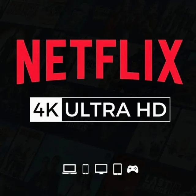 Подписка на Netflix Premium на 1 месяц в 4K