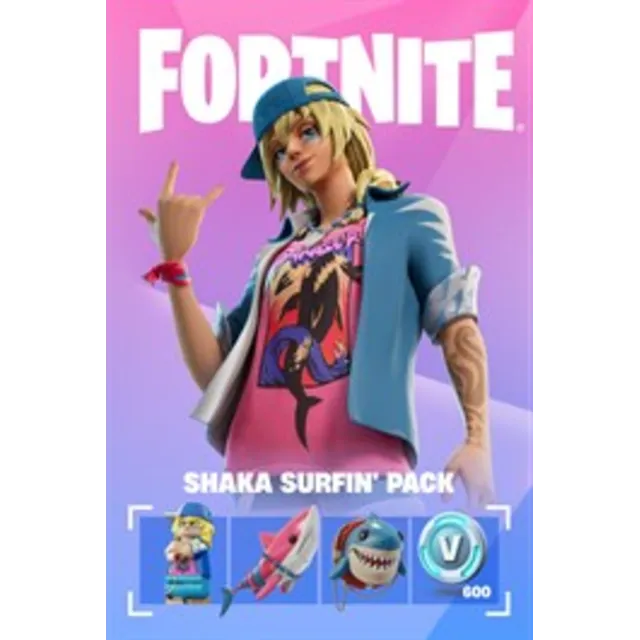 Fortnite набор АКУЛА БОЯ + 600 V-BUCKS XBOX КЛЮЧ