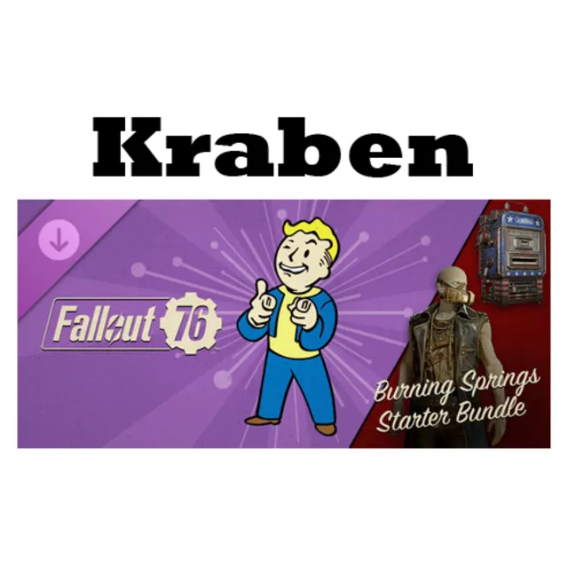 Fallout 76: Burning Springs Starter Bundle steam dlc