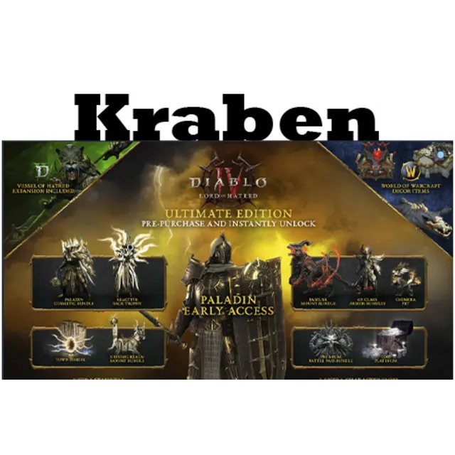 Diablo® IV: Lord of Hatred™ издание Ultimate battle.net