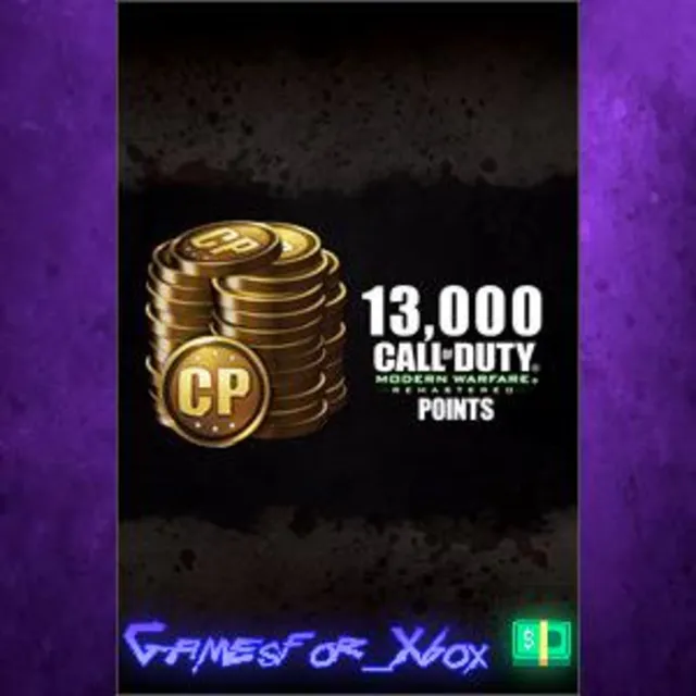 ☀️13,000 Call of Duty Modern Warfare® Remastered Points XBOX DLC