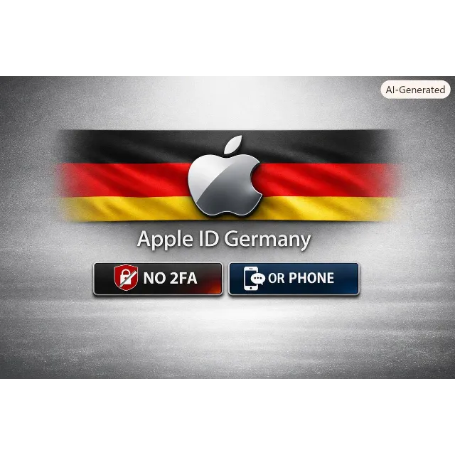 🇩🇪 Apple ID Германия | Полный доступ | ⚡ Быстрая доставка | Без 2FA или Телефон✅