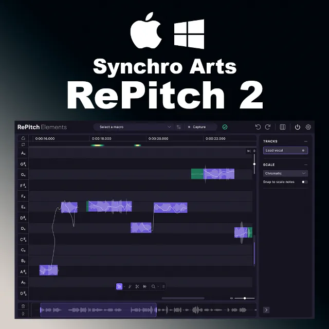 Synchro Arts RePitch 2 официальный ключ [2 месяца]