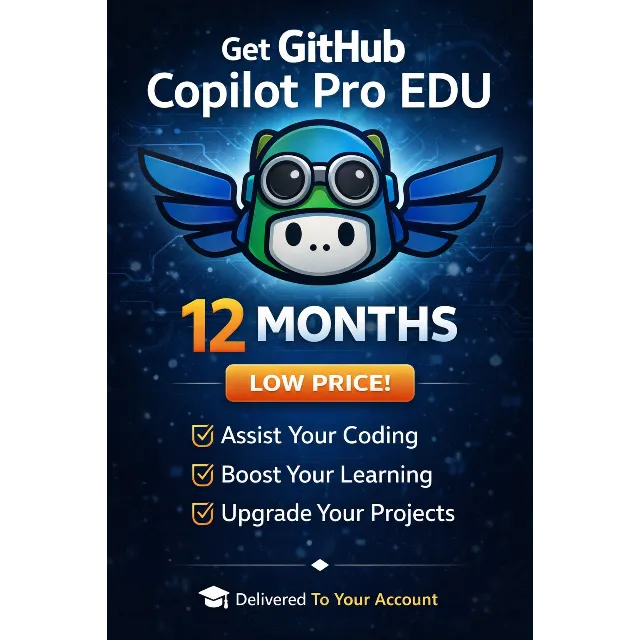 GitHub Copilot Pro 12 месяцев| На вашу электронную почту