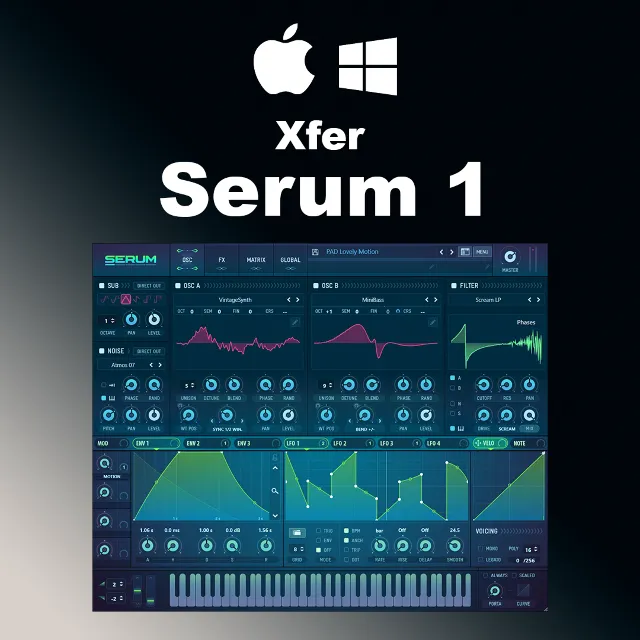 Xfer - Serum 1 + Serum FX КЛЮЧ [Win Mac]
