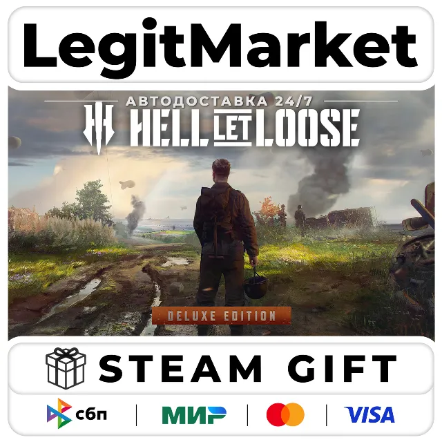 Hell Let Loose Deluxe / Steam АВТО / РУ + МИР