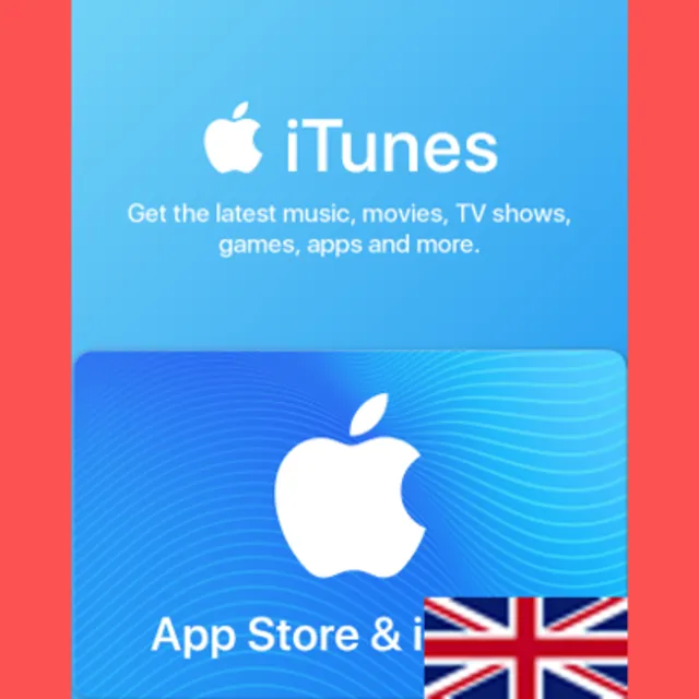 APPLE APP STORE &amp; ITUNES UK 15 GBP ПОДАРОЧНАЯ КАРТА ВЕЛИКОБРИТАНИЯ