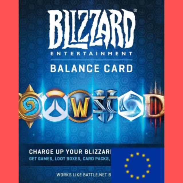 BLIZZARD EU 100 EUR КАРТА ПОПОЛНЕНИЯ ЕВРОПА КОД АВТО
