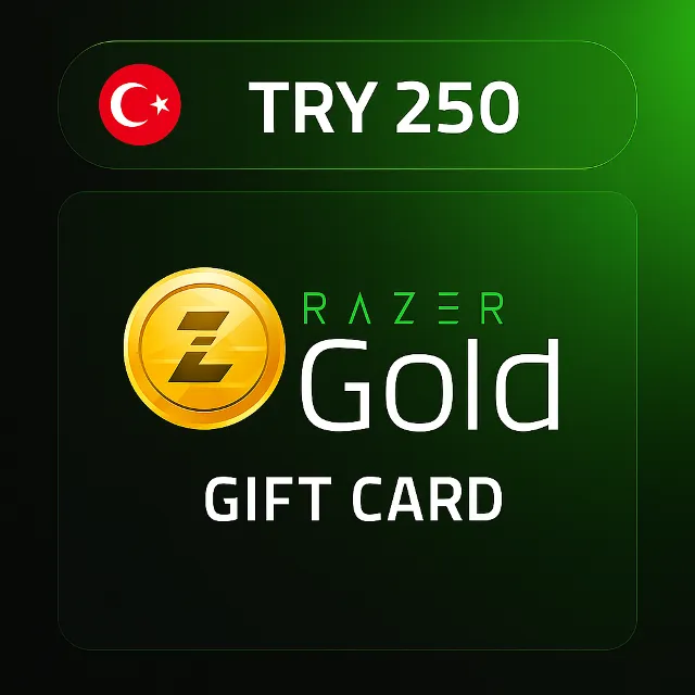Карта Razer Gold 250 TRY Турция