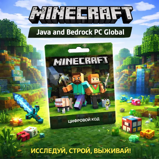 КЛЮЧ Minecraft Java and Bedrock РОССИЯ + Все страны