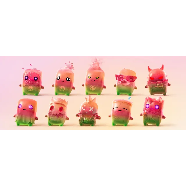 Fortnite All GUMMYS - GOLD - NORMAL SPRITE BUNDLE (NOT ZP Gummy)