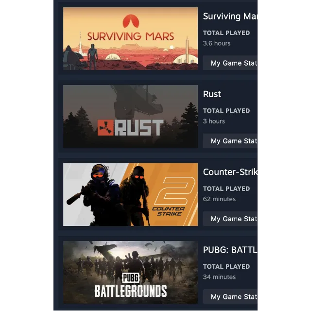 [Steam]💎Rust &amp; Forza Horizon 5 PE и 23 ИГРЫ + 2 🎁