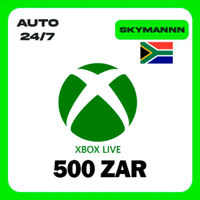 XBOX LIVE 500 ZAR ЮАР КАРТА ПОПОЛНЕНИЯ АВТОВЫДАЧА 24/7