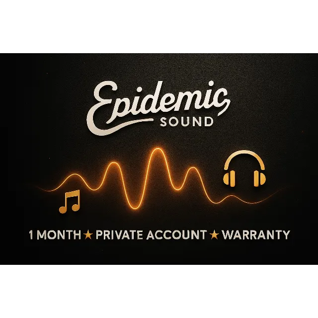 🎵🎧Epidemic Sound 1Месяц-частный аккаунт-гарантия💥💯