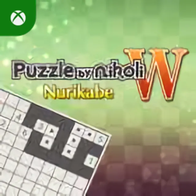 Puzzle by Nikoli W Nurikabe Xbox