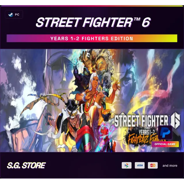 💛 Street Fighter 6 Years 1-2 Fighters Edition Steam Offline