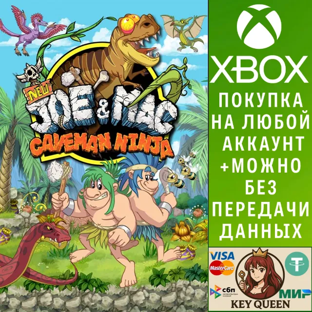New Joe &amp; Mac - Caveman Ninja Xbox One|X|S