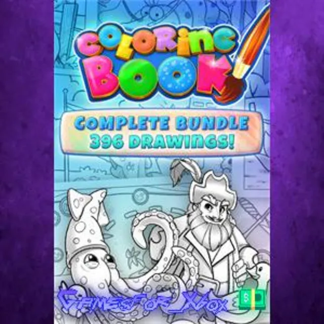☀️Coloring Book Complete Bundle - 396 drawings XBOX
