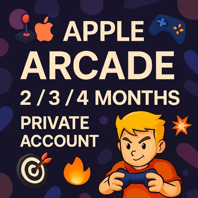 🎯🍎APPLE 🎯ARCADE 2/3🎲МЕСЯЦА🎮ПРИВАТНЫЙ 🕹АККАУНТ💥💯