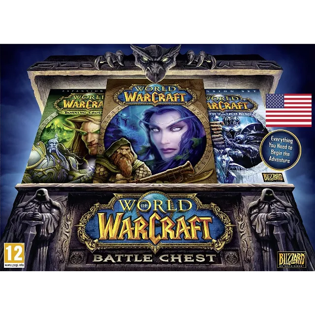 World of Warcraft: Battle Chest + 30 дней (Ключ Battle.net) – США