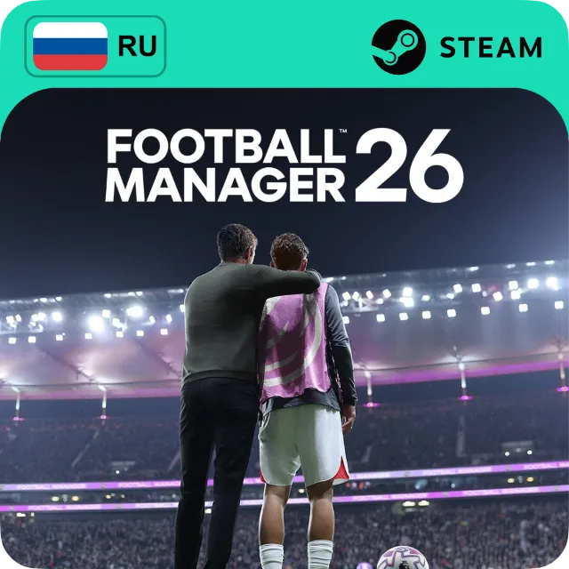 FOOTBALL MANAGER 26 STEAM RU+МИР АВТО 24/7