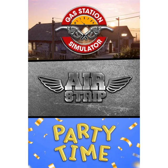 ✅ Gas Station Simulator, Airstrip DLC and Party Ti Xbox