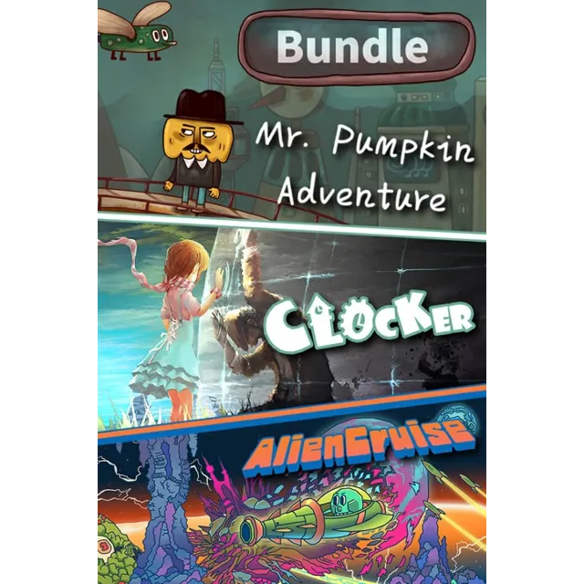 ✅ Clocker &amp; Mr. Pumpkin Adventure &amp; Alien Cruise B Xbox