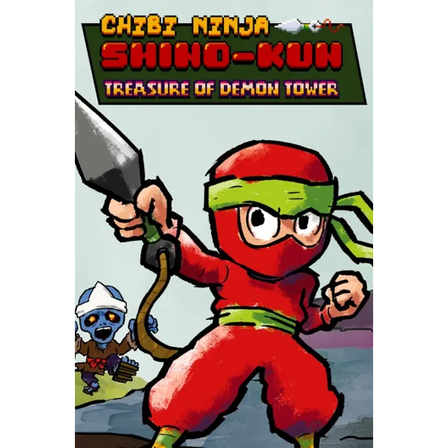 ✅ Chibi Ninja Shino-kun Treasure of Demon Tower Xbox