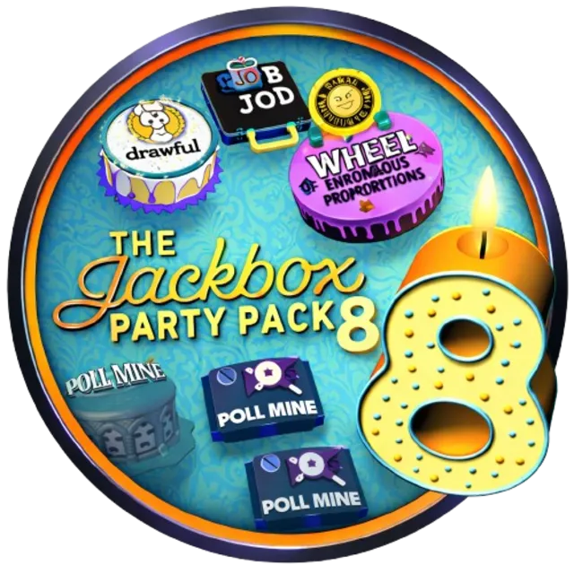 The Jackbox Party Pack 8 +GAMES ®✔️Steam (GLOBAL)🌍