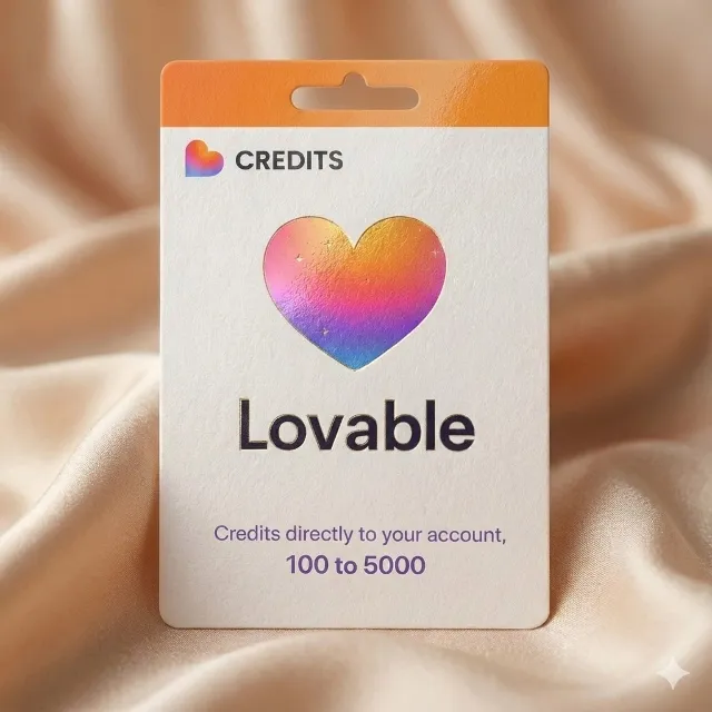 Lovable 100–10000 кредитов напрямую на ваш аккаунт
