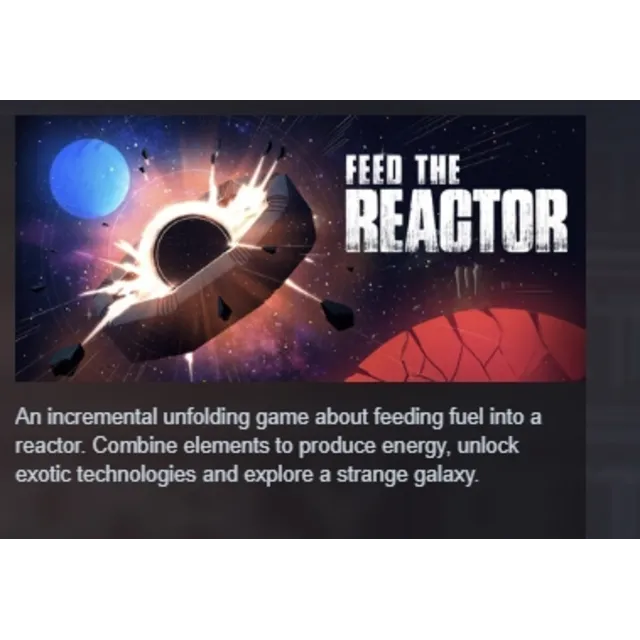 Feed the Reactor АВТОДОСТАВКА STEAM GLOBAL МГНОВЕННО ЛИЦЕНЗИЯ