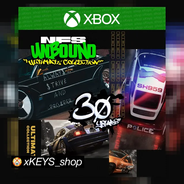 🎮 NFS Unbound Ultimate Collection 🟩 XBOX КОД КЛЮЧ