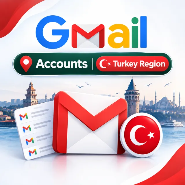 Аккаунты Gmail | Регион «Турция» | Требуется подтверждение по SMS