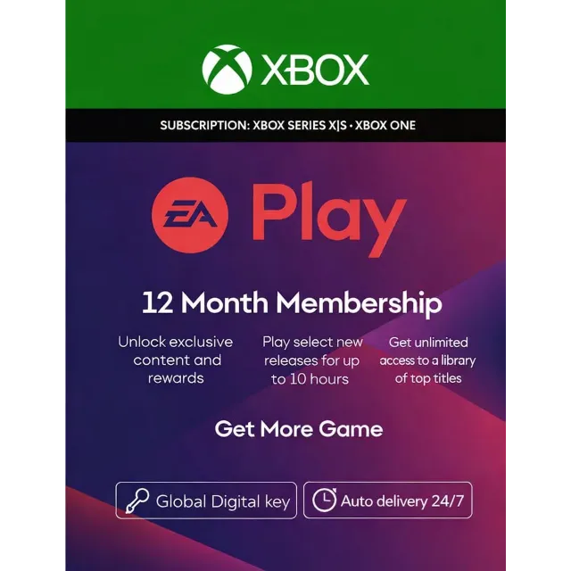 EA Play (EA Access) | 12 M Xbox (Глобальный Ключ| РФ)