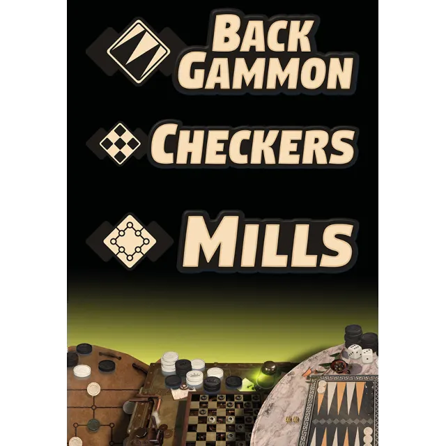 Backgammon + Checkers + Mills (STEAM) Все страны