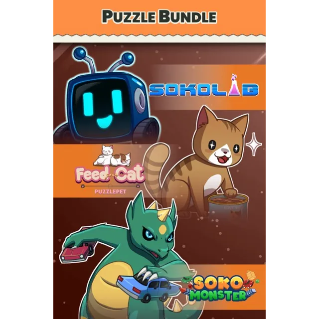 ✅ Sokomonster + Sokolab + Feed Your Cat (BUNDLE) Xbox