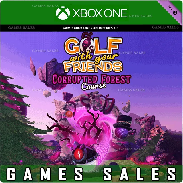 GOLF WITH YOUR FRIENDS CORRUPTED FOREST COURSE✅XBOX