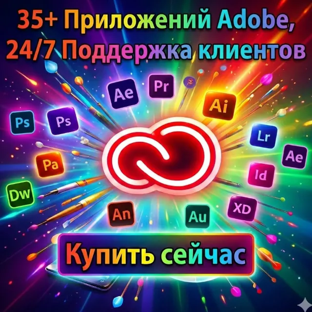 Adobe CC Pro на 1 месяц | Личный индивидуальный аккаунт | Полная гарантия