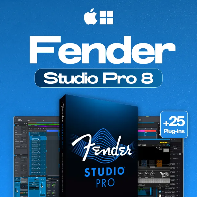 Fender Studio Pro 8 [ЛИЦЕНЗИЯ] + Плагины в подарок