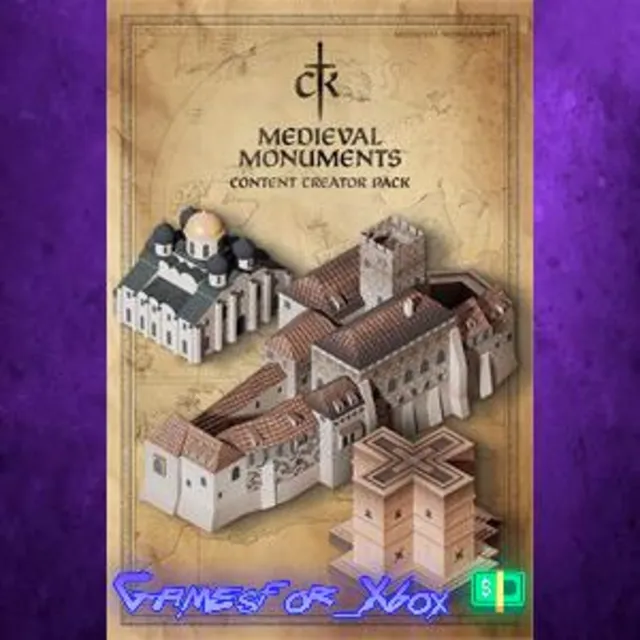 ☀️Crusader Kings III Content Creator Pack Medieval Monuments WIND DLC