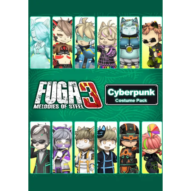 (DLC) Fuga: Melodies of Steel 3 - Cyberpunk Costume Pac