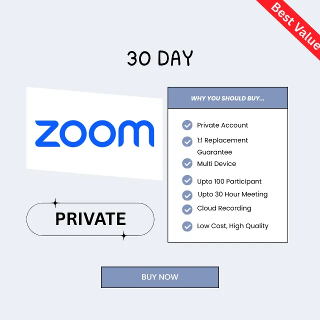 ZOOM ONE PRO PREMIUM PRIVATE 7/14/30 ДНЕЙ | МГНОВЕННАЯ ДОСТА
