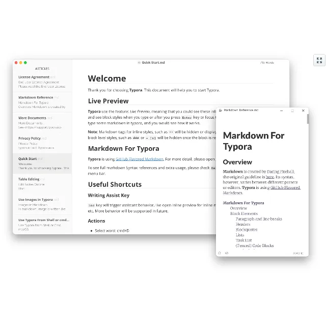 Typora Markdown Editor-Персональный&amp;Совместный аккаунт