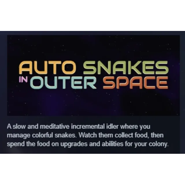Auto Snakes in Outer Space АВТОДОСТАВКА STEAM GLOBAL МГНОВЕННО ЛИЦЕНЗИЯ
