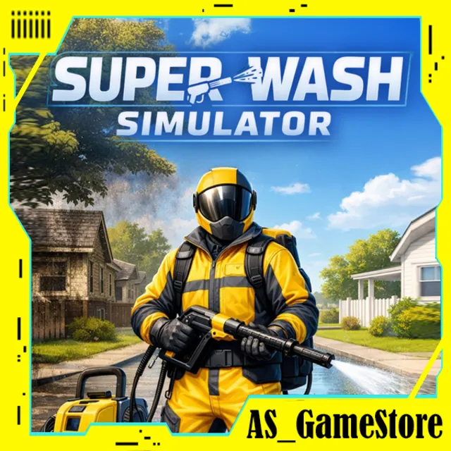 ⚫️Super Wash Simulator / Симулятор Супермойки | ПК Epic Games EGS