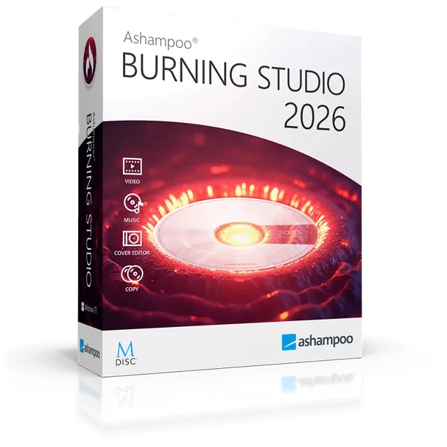 Ashampoo Burning Studio 2026 | Бессрочная Лицензия Ключ. Запись CD DVD Blu-ray дисков