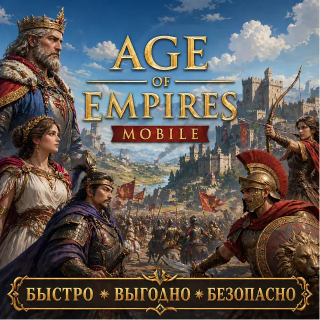Age of Empires Mobile ID Empire Coins БЫСТРАЯ ДОСТАВКА