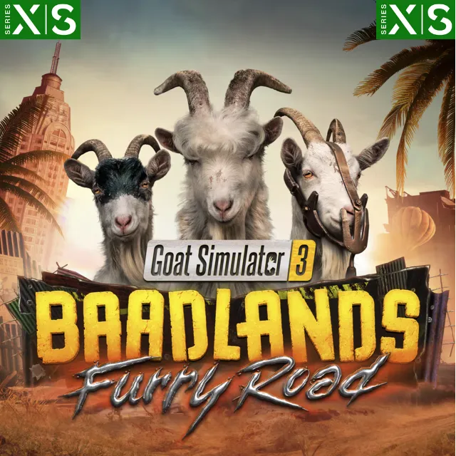 ✅ Goat Simulator 3 – Baadlands: Furry Road XBOX XS Ключ