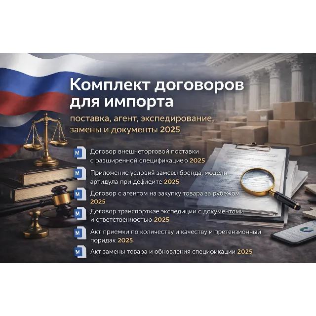Договоры для параллельного импорта 2025
