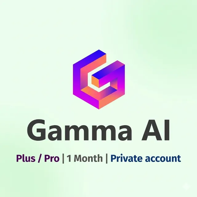Gamma AI PPT Plus / Pro | 1 Месяц | Личный аккаунт